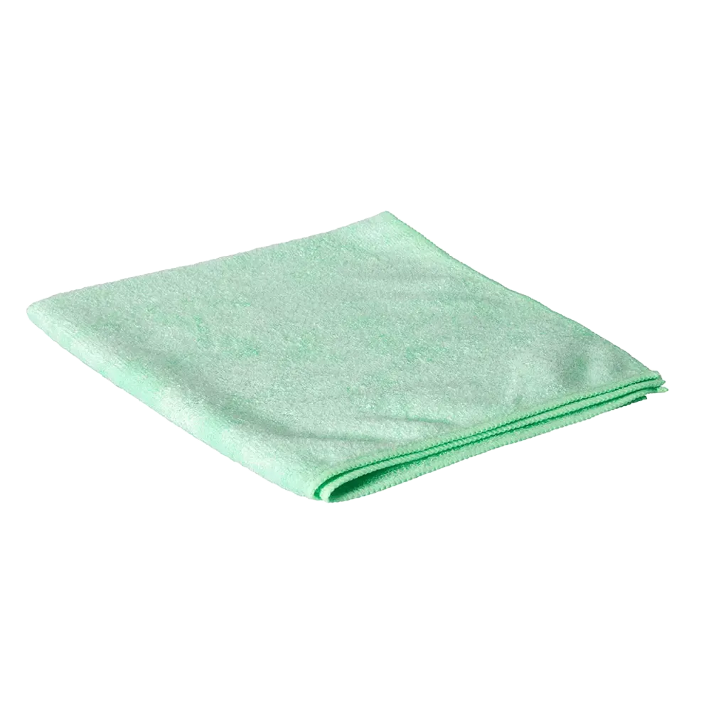 Paño de microfibra, color verde, 40 x 40 cm, Clean-Comfort: comprar paños de microfibra lavables para la limpieza en diferentes colores para diferentes áreas de higiene comprar