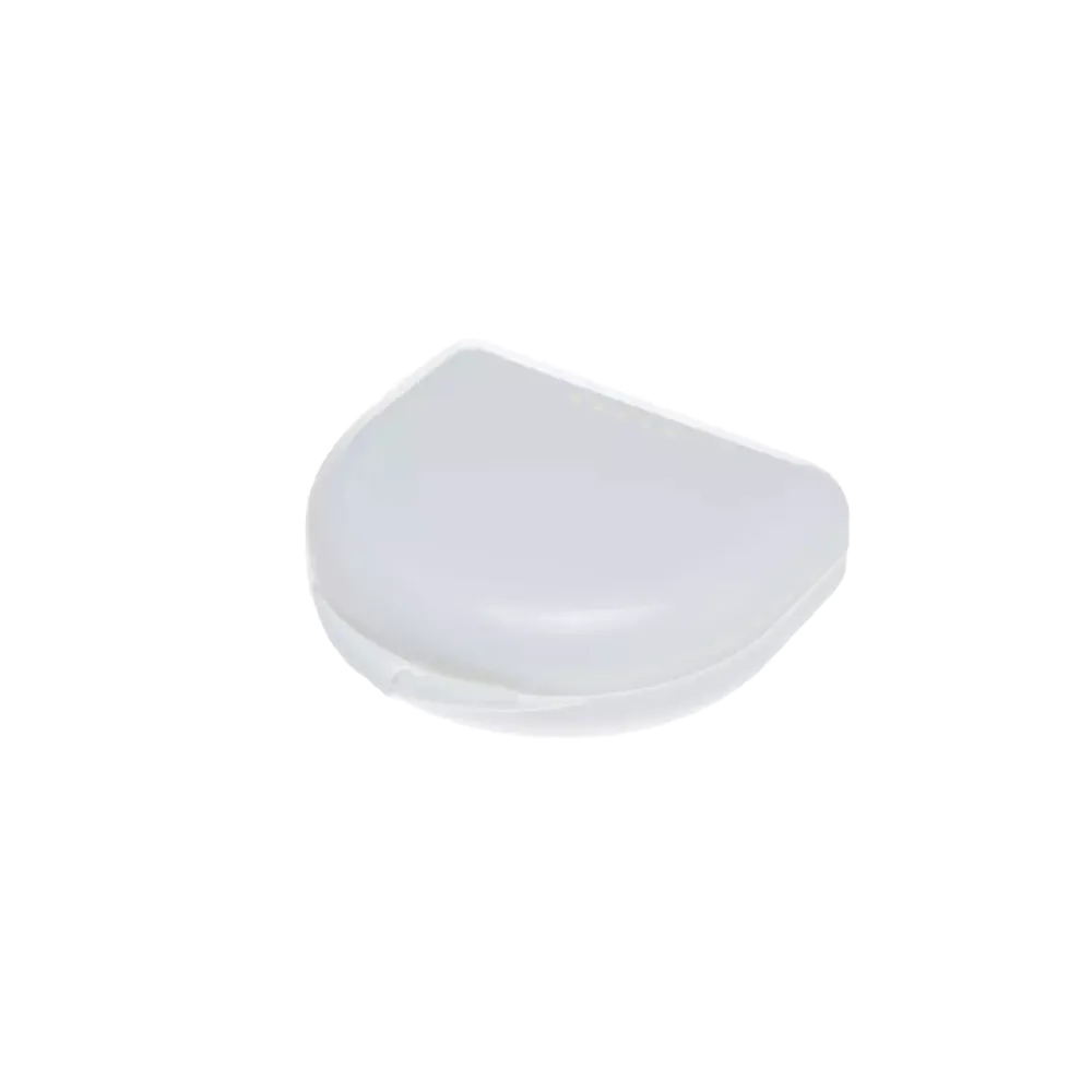 PP Caja de férulas dentales para adultos, 65 x 58 x 20 cm, color blanco, polipropileno: comprar caja de férulas estable y robusta para guardar férulas dentales y protectorses de mordida como suministros dentales.