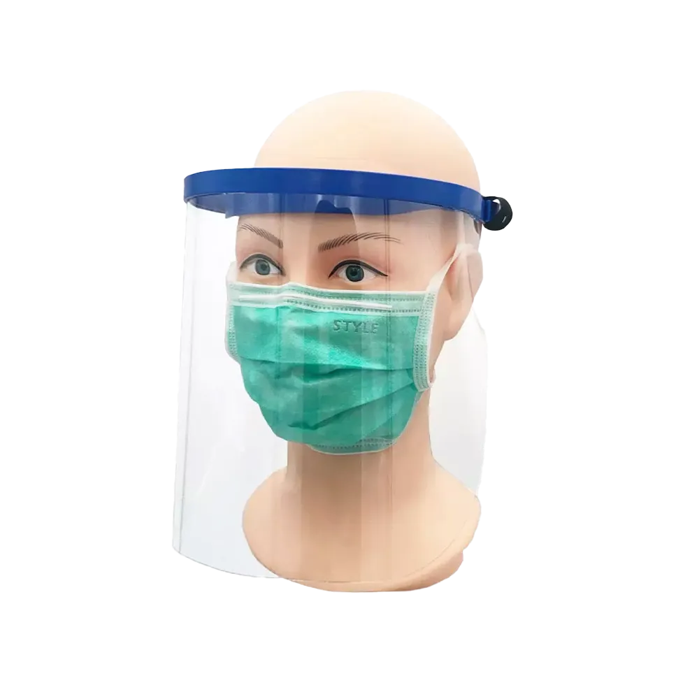 Pantalla completa, Solidsafety: comprar visera protectora transparente y lechosa de PETG como protección facial y compra de EPI.