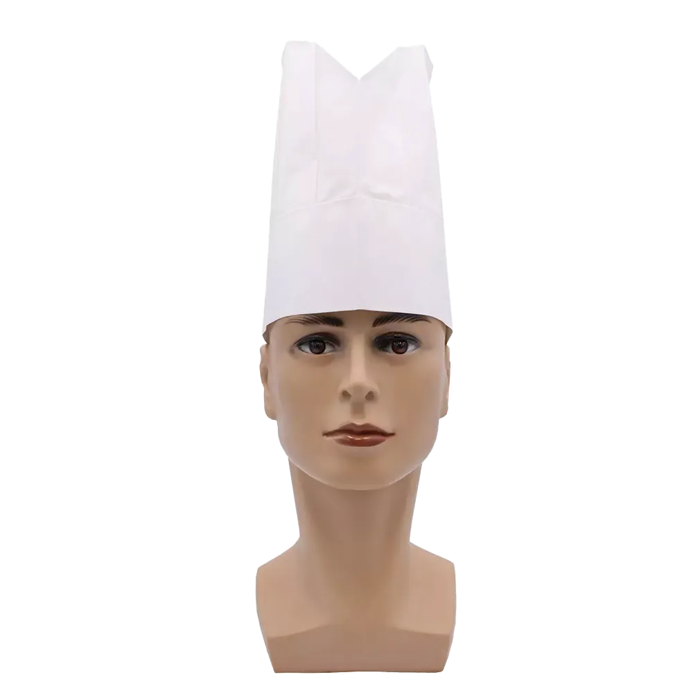 Gorro de cocinero desechable, ovalado, papel, French Classic: comprar gorro de cocinero como protección desechable para la cabeza.