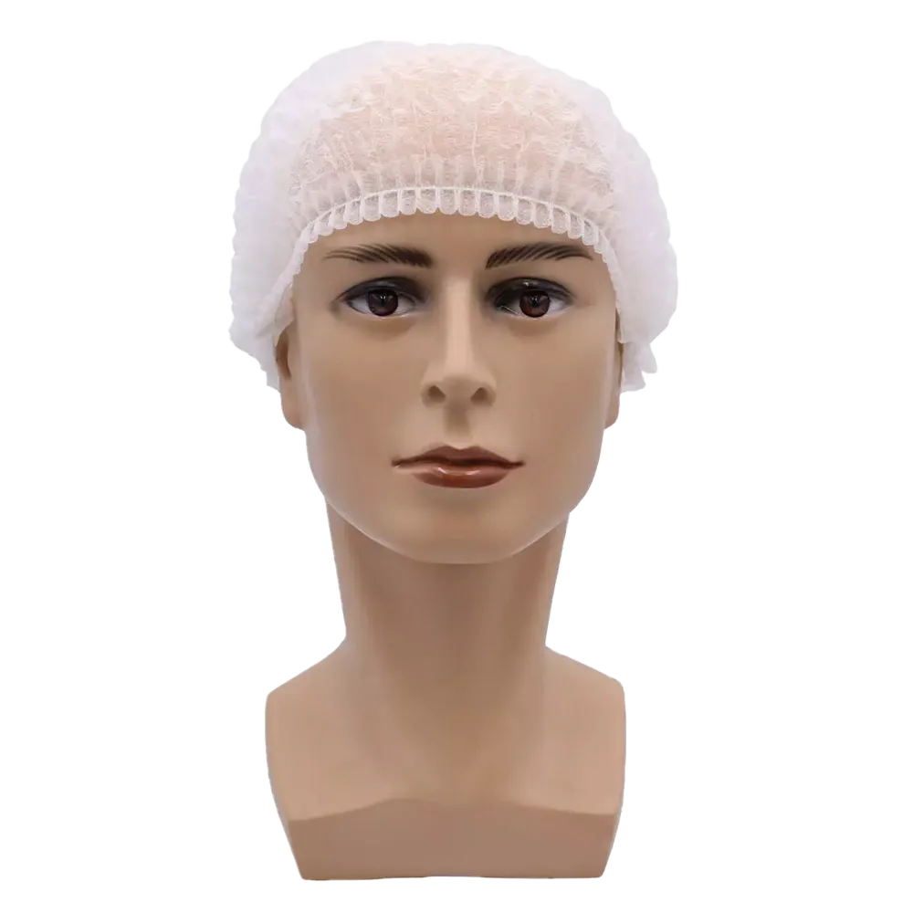 Gorros con clip, talla M, diámetro 52 cm, blanco, Med-Comfort: comprar protección higiénica desechable como EPI adecuado para el sector alimentario.