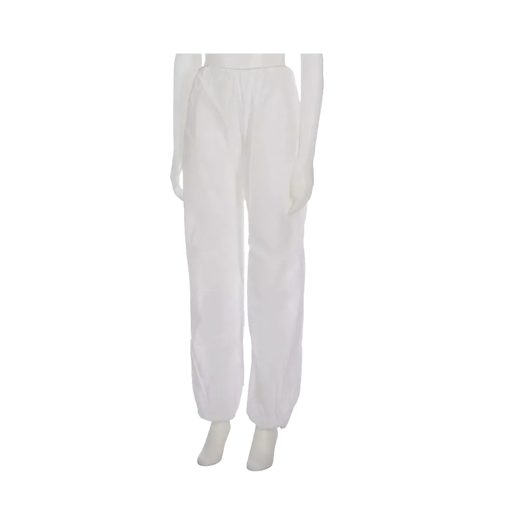 Pantalón desechables de polipropileno no tejido, blanco, talla M, Med-Comfort: comprar sobrepantalón transpirable para la higiene y la seguridad.