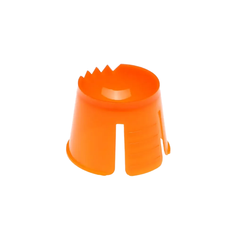 PP Contenedor de dappen desechable, color naranja, polipropileno: comprar contenedor de dappen para porcionar y mezclar de forma limpia materiales dentales para tratamientos dentales.