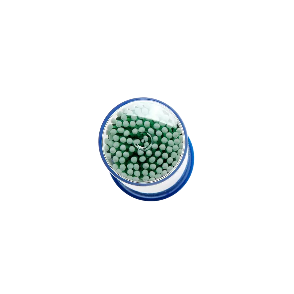 Microaplicadores desechables, 10cm, verde, regular, plástico, nylon, Med-Comfort: comprar microaplicadores a prueba de ácidos, sin pelusa y flexibles para aplicar pastas, líquidos de uso dental.