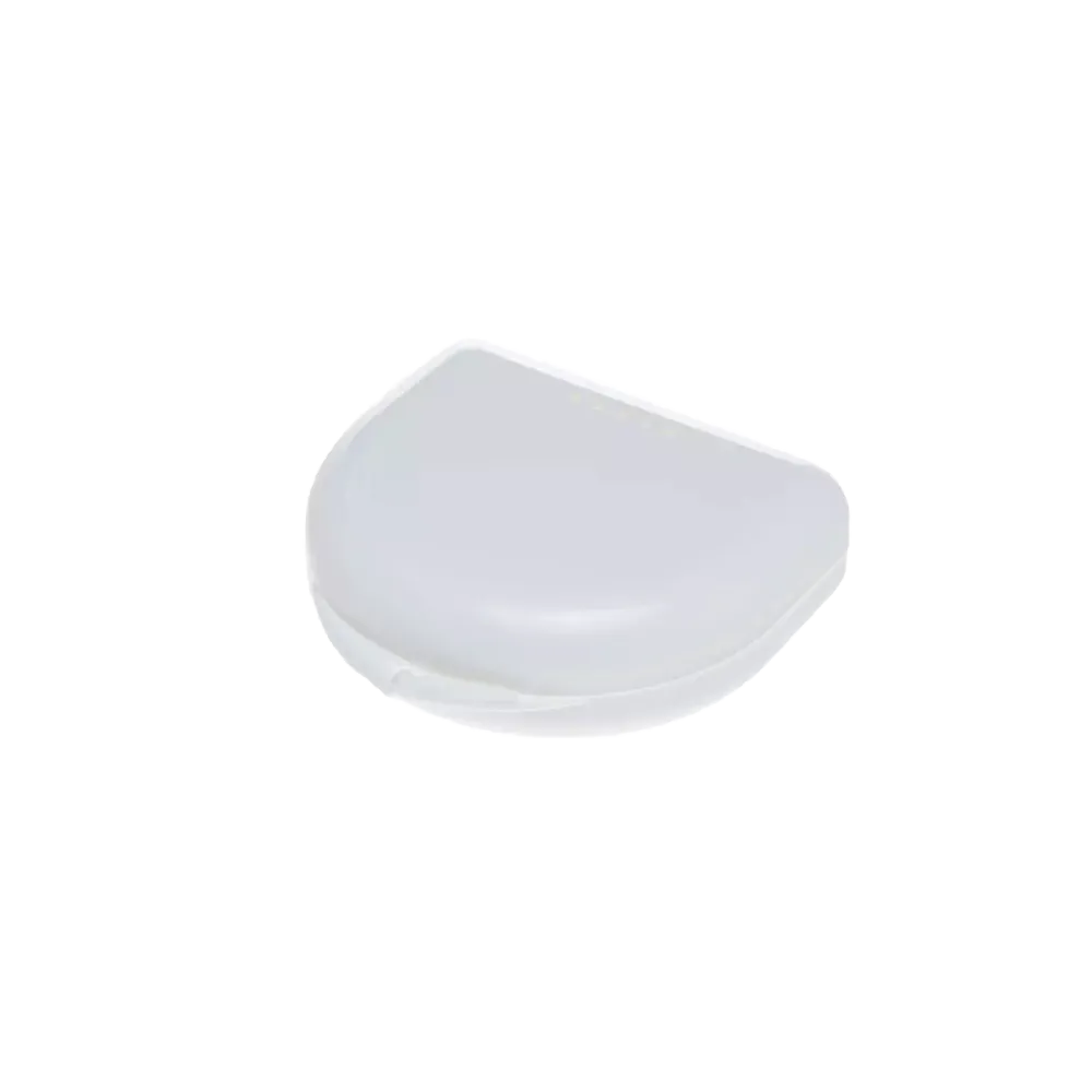 PP Caja de férulas dentales para adultos, 65 x 58 x 20 cm, color blanco, polipropileno: comprar caja de férulas estable y robusta para guardar férulas dentales y protectorses de mordida como suministros dentales.