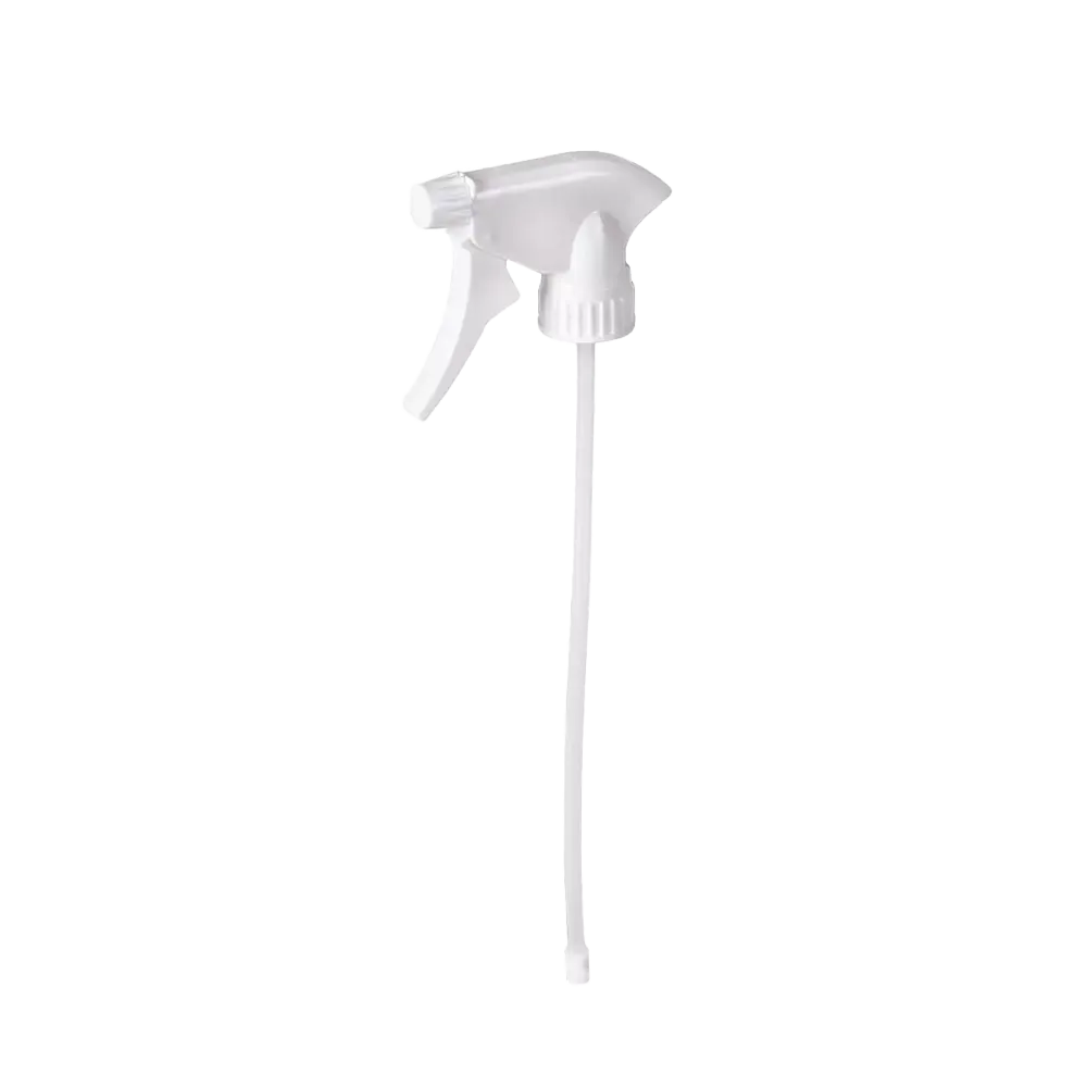 Cabezal pulverizador de plástico, blanco: comprar Cabezal pulverizador para botellas de 1 litro con rosca 32 como accesorio.