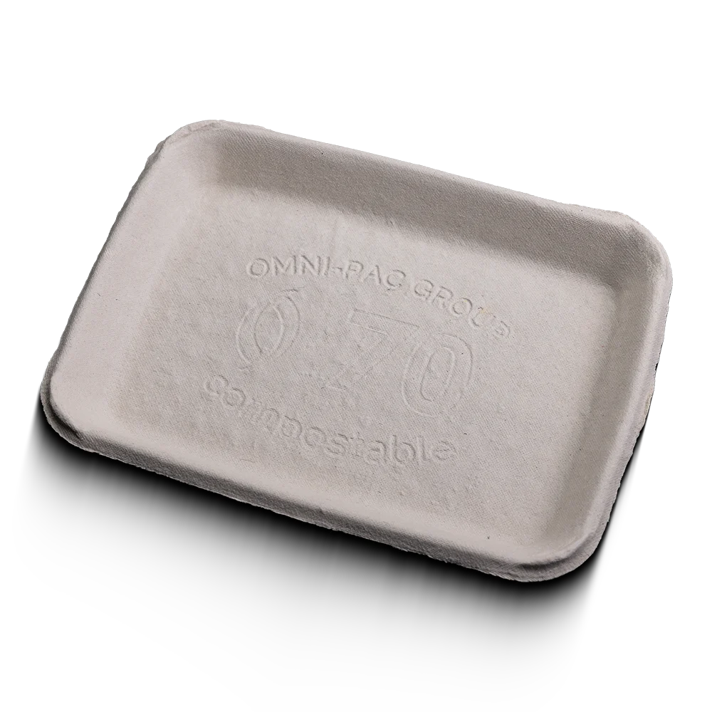 Foodtainer, bandeja de fibra moldeada, 180 x 136 x 20 mm, blanco, CareTainer: comprar el Foodtainer como dispositivo médico para su uso en hospitales, residencias de ancianos, hogares de ancianos y consultas médicas.