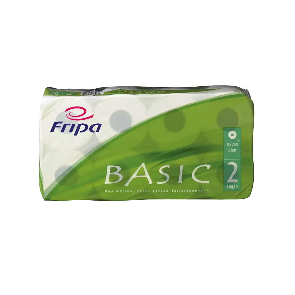 Papel higiénico de 2 capas, 64 rollos, Basic: comprar papel higiénico de 2 capas como material de sala y para pacientes.