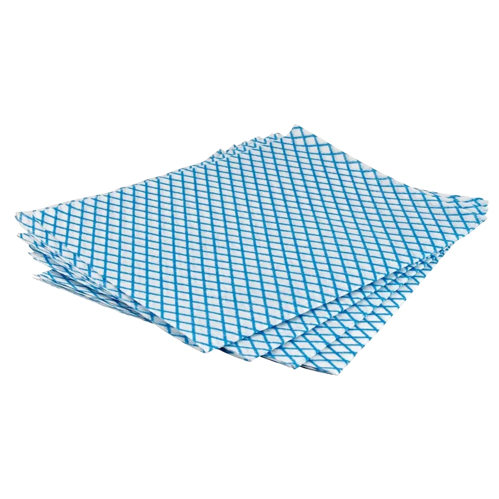 PP Paño no tejido desechable para el cuidado, color azul, blanco, 30 x 33 cm, Eco-Plus: comprar paños no tejidos de polipropileno de uso general para el cuidado.