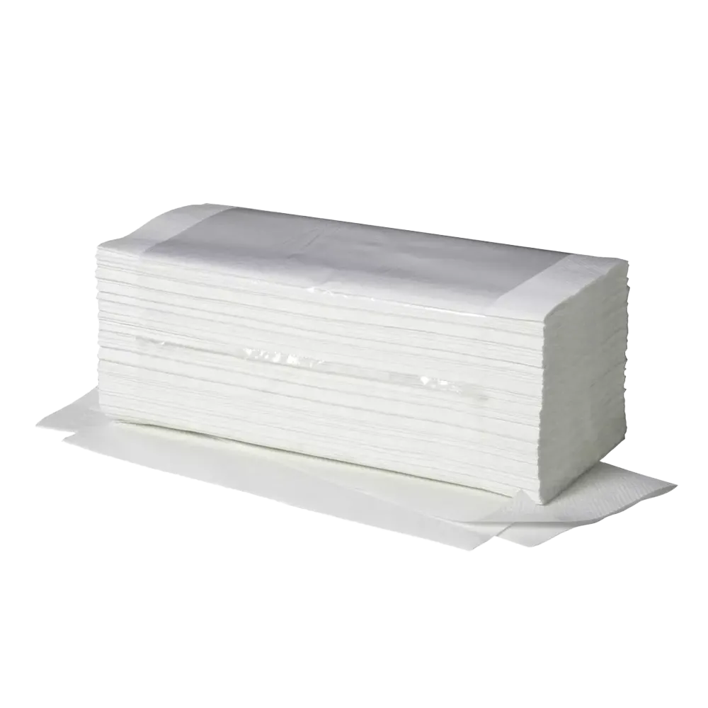 Toallas dobladas, color blanco, 25 x 23 cm, Ideal: comprar Toallas dobladas de 1 capa, reciclables, en pliegue en V, como suministros para salas y pacientes.