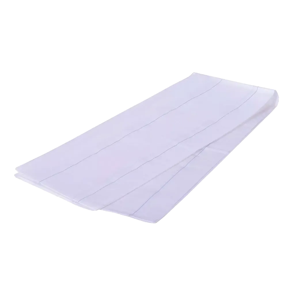 Tissue, PE Sábana de protección de camilla, blanca, azul, 75 x 210 cm: comprar una sábana de protección hecha de tissue con revestimiento de polietileno para proteger la camilla.