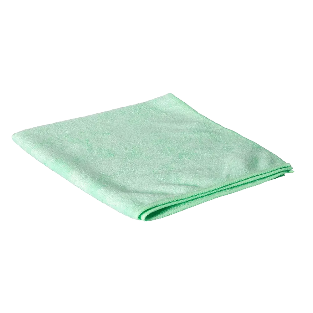 Paño de microfibra, color verde, 40 x 40 cm, Clean-Comfort: comprar paños de microfibra lavables para la limpieza en diferentes colores para diferentes áreas de higiene comprar