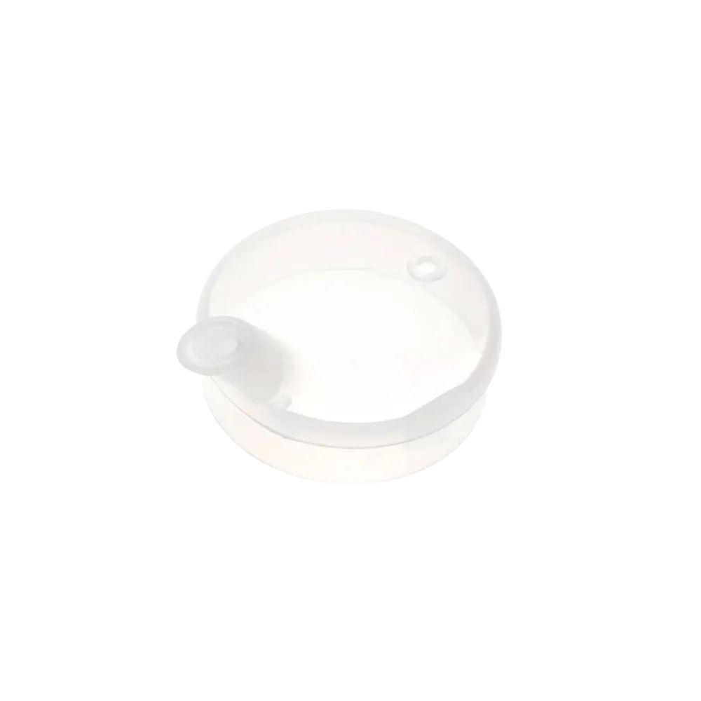 Tapa de taza de pico de PP, transparente, 8x4 mm para 250 ml: comprar tapa de polipropileno para taza de pico como material para pacientes.